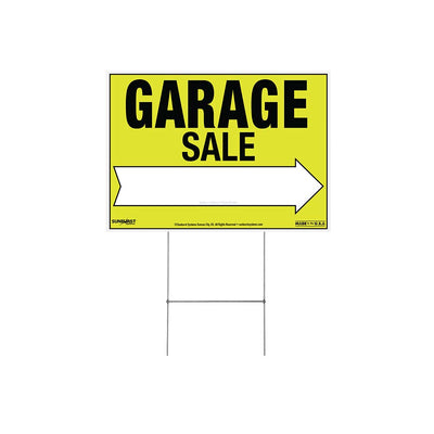 22 x 32 Garage Sale Corrugate Sign.