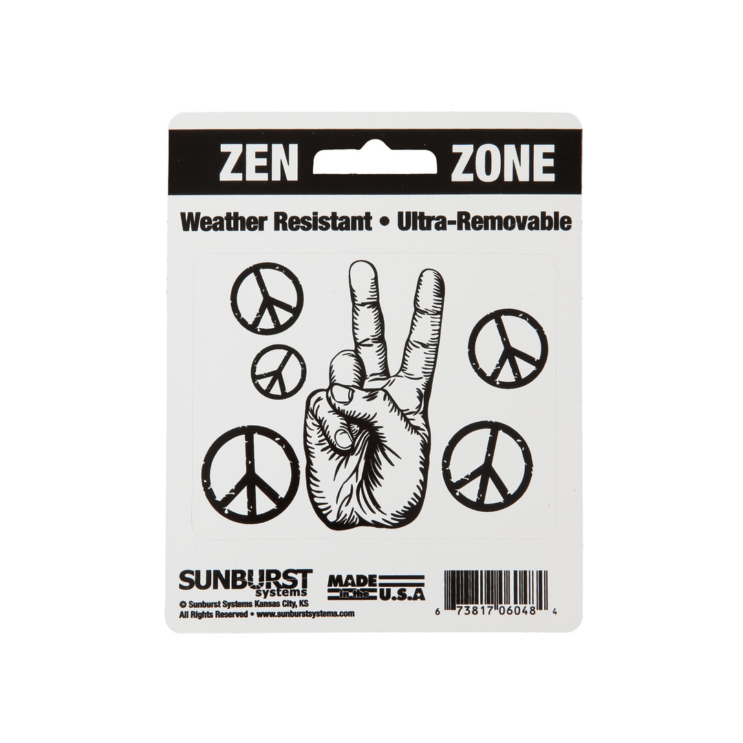 4” x 5” Peace Hand Decal