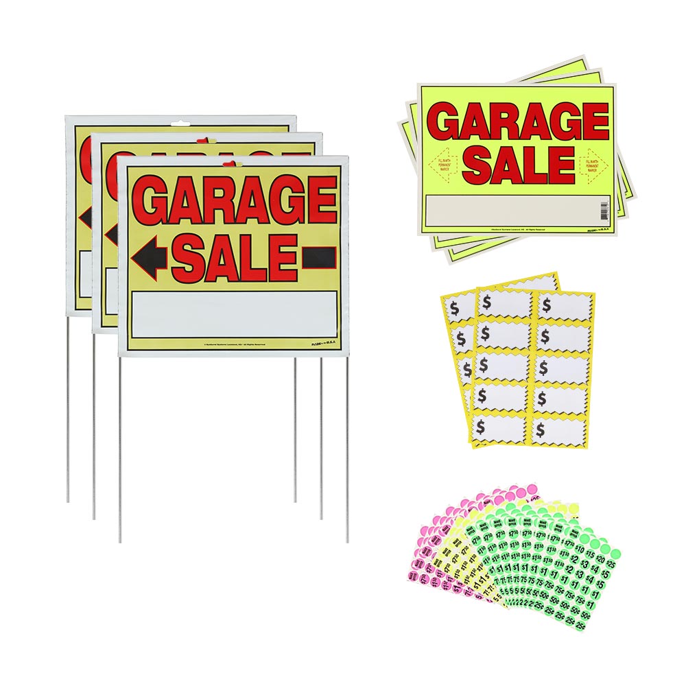 Deluxe Garage Sale Kit SunburstSystems