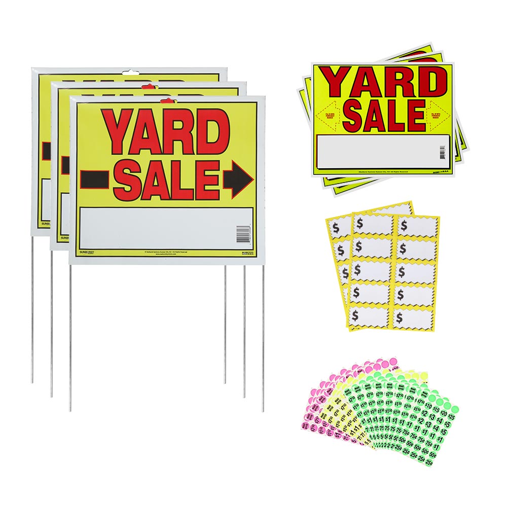 Deluxe Yard Sale Kit – SunburstSystems deluxe-yard-sale-kit-sunburstsystems