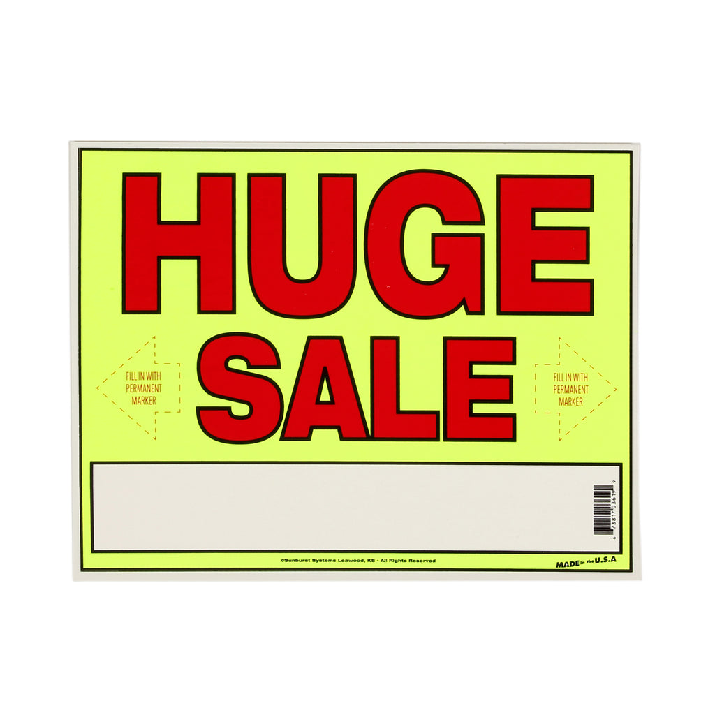 14 x 11 Huge Sale Sign – SunburstSystems display picture 1