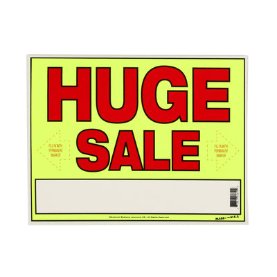 11” x 14” Huge Sale Sign