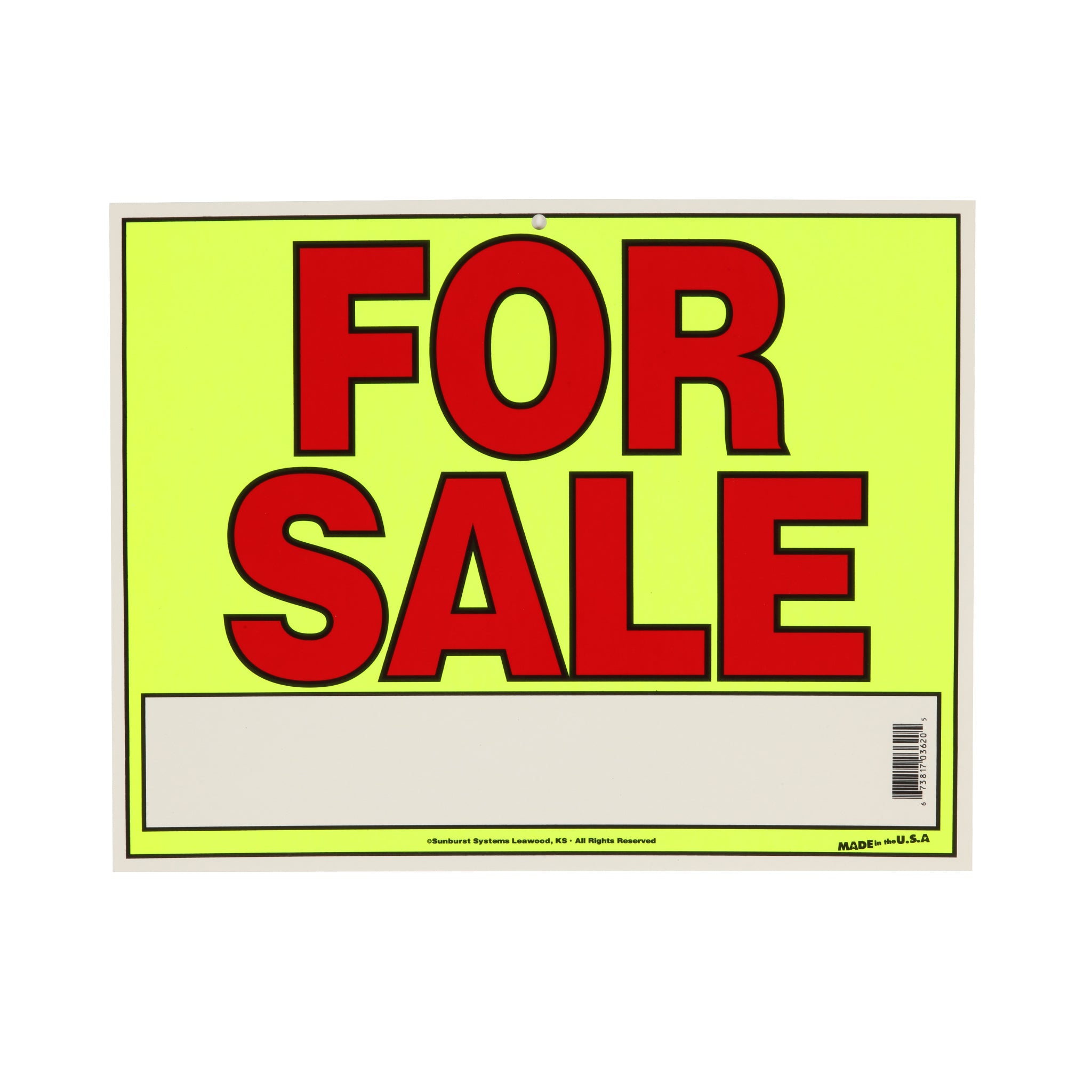 14 x 11 For Sale Sign – SunburstSystems