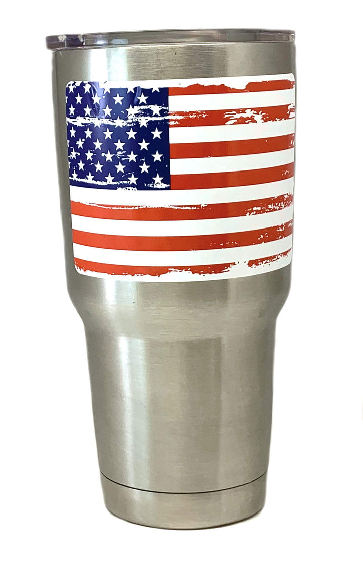 Distressed American Flag Decal