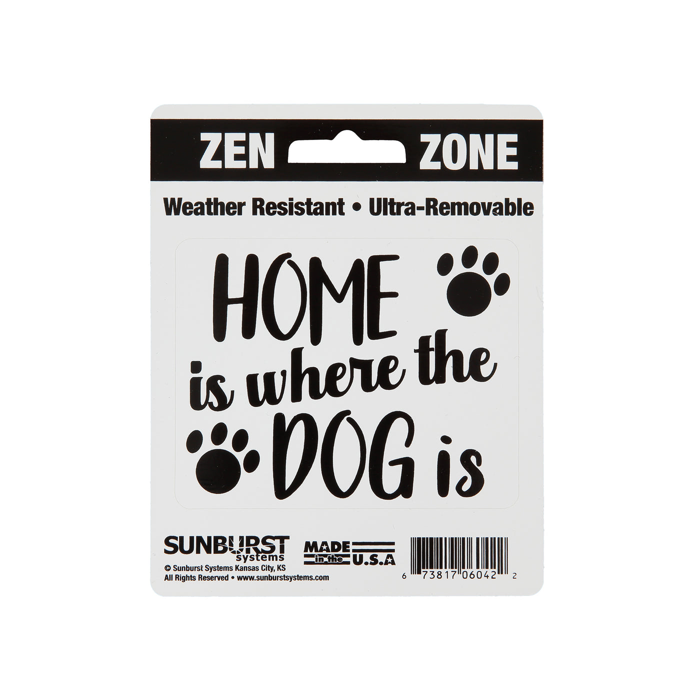 Home is Where The Dog Is Decal