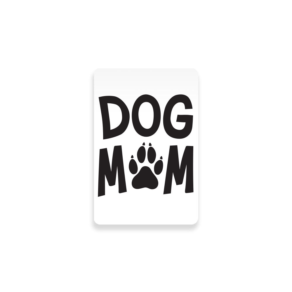 Dog Mom Decal with Dog Print