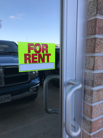 For Rent Decal