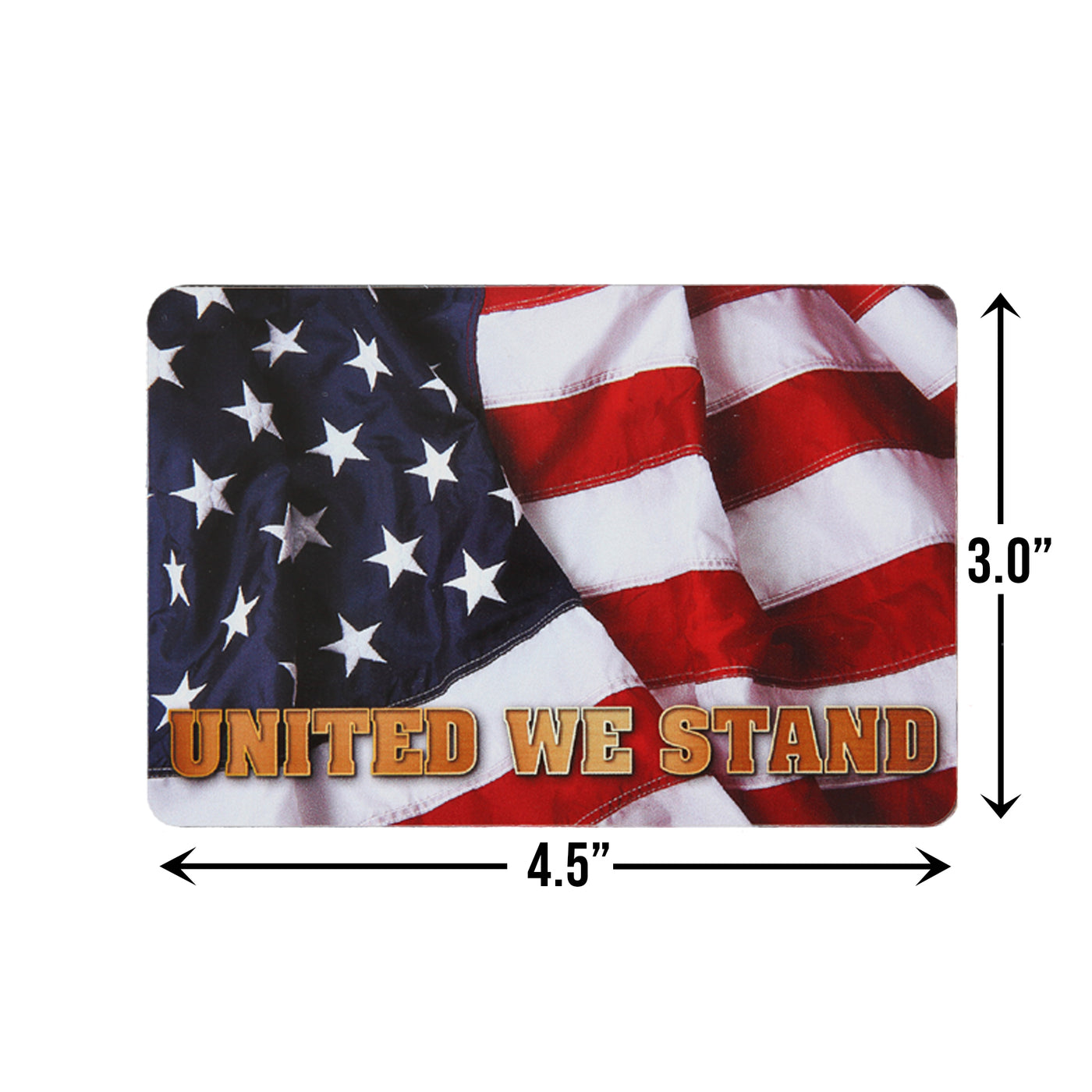 Patriotic United We Stand Decal