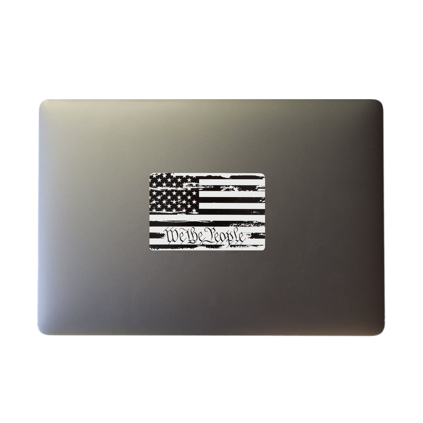 We The People Distressed Flag Decal