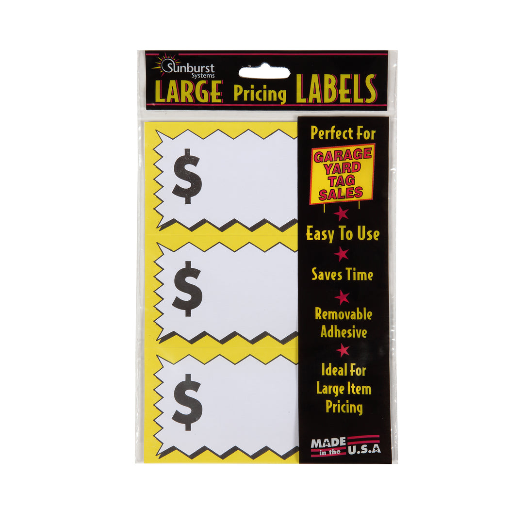 50 Pack Garage Yard Sale Stickers – 1 Inch Multicolored Price Tags With Self-Adhesive