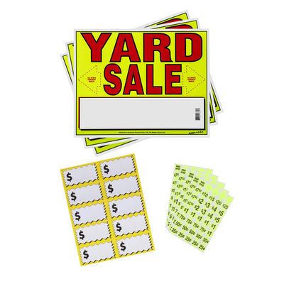 Neon Yellow Yard Sale Kit